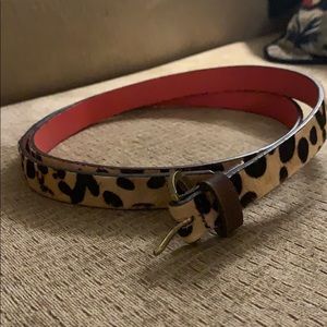 Gap Leopard print belt